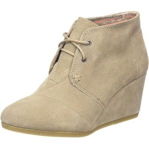 Toms Ankle Wedge Boots